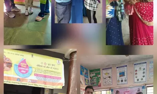 बच्चों ने गटकी दो बूंद जिंदगी की पोलियो की खुराक