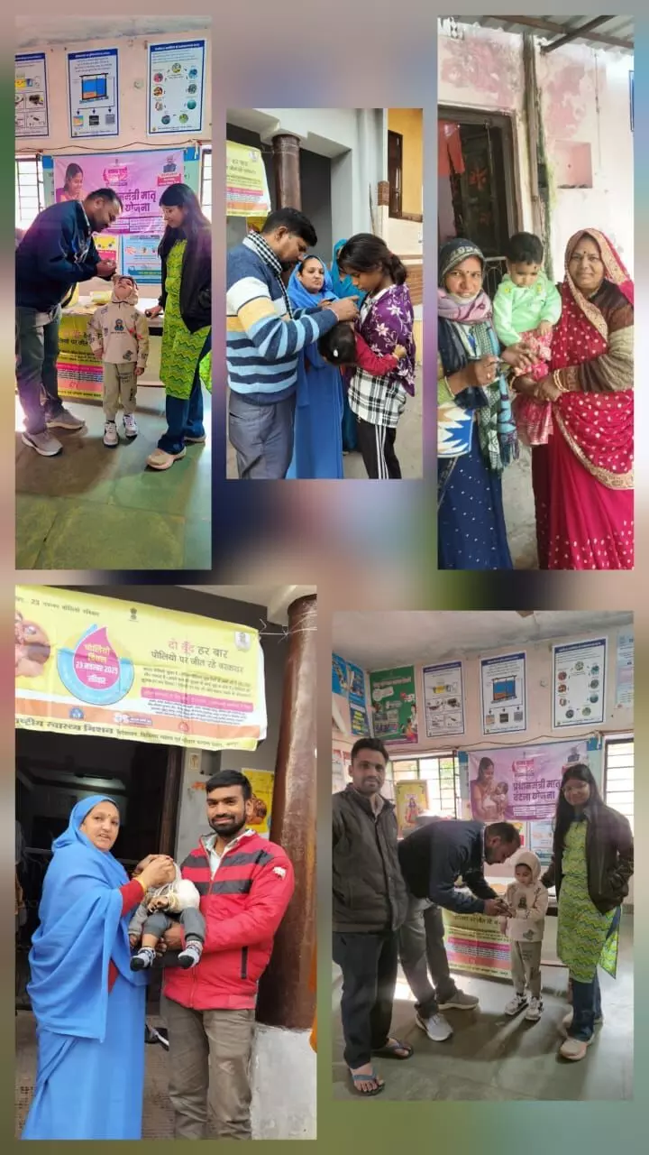 बच्चों ने गटकी दो बूंद जिंदगी की पोलियो की खुराक