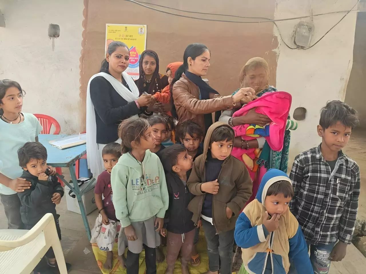 खामोर और नई राज्यास पीएससी क्षेत्रों में 3510 बच्चों को मिला पोलियो सुरक्षा का संबल