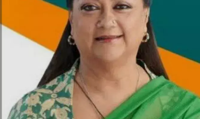 पूर्व मुख्यमंत्री वसुंधरा राजे सिंधिया  आज गंगापुर–आसींद में,