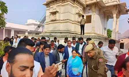 पूर्व मुख्यमंत्री वसुंधरा राजे का गंगापुर दौरा