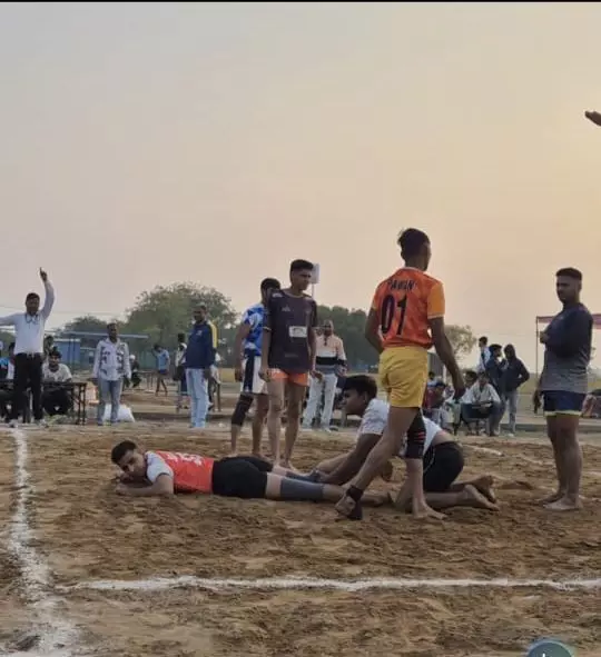 पंडेर जहाजपुर कबड्डी चैम्पियनशिप में मेवाड़ क्लब और बिगोद विजेता