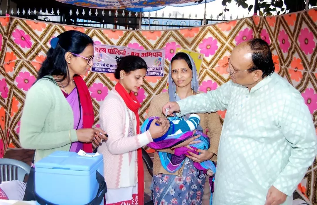 मानव सेवा संस्थान ने 20 पोलियो बूथ गोद लेकर हजारों बच्चों को पिलाई पोलियो की दवा मानव सेवा संस्थान ने 20 पोलियो बूथ गोद लेकर हजारों बच्चों को पिलाई पोलियो की दवा