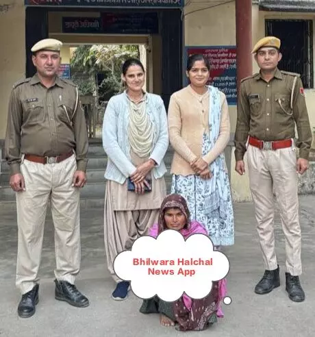 सर्राफा शॉप से गहने उड़ाने वाली गोरा तीन साल बाद गिरफ्तार, अंता से पुलिस ने डिटेन किया