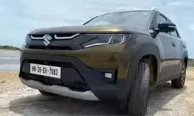 Maruti Brezza फिर से टेस्टिंग के दौरान हुई स्पॉट