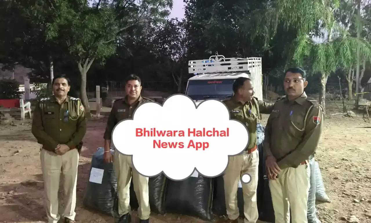 टायर पंचर होने के बाद भी तस्कर ने आधा किलोमीटर तक दौड़ाई पिकअप, फिर पैदल भागा