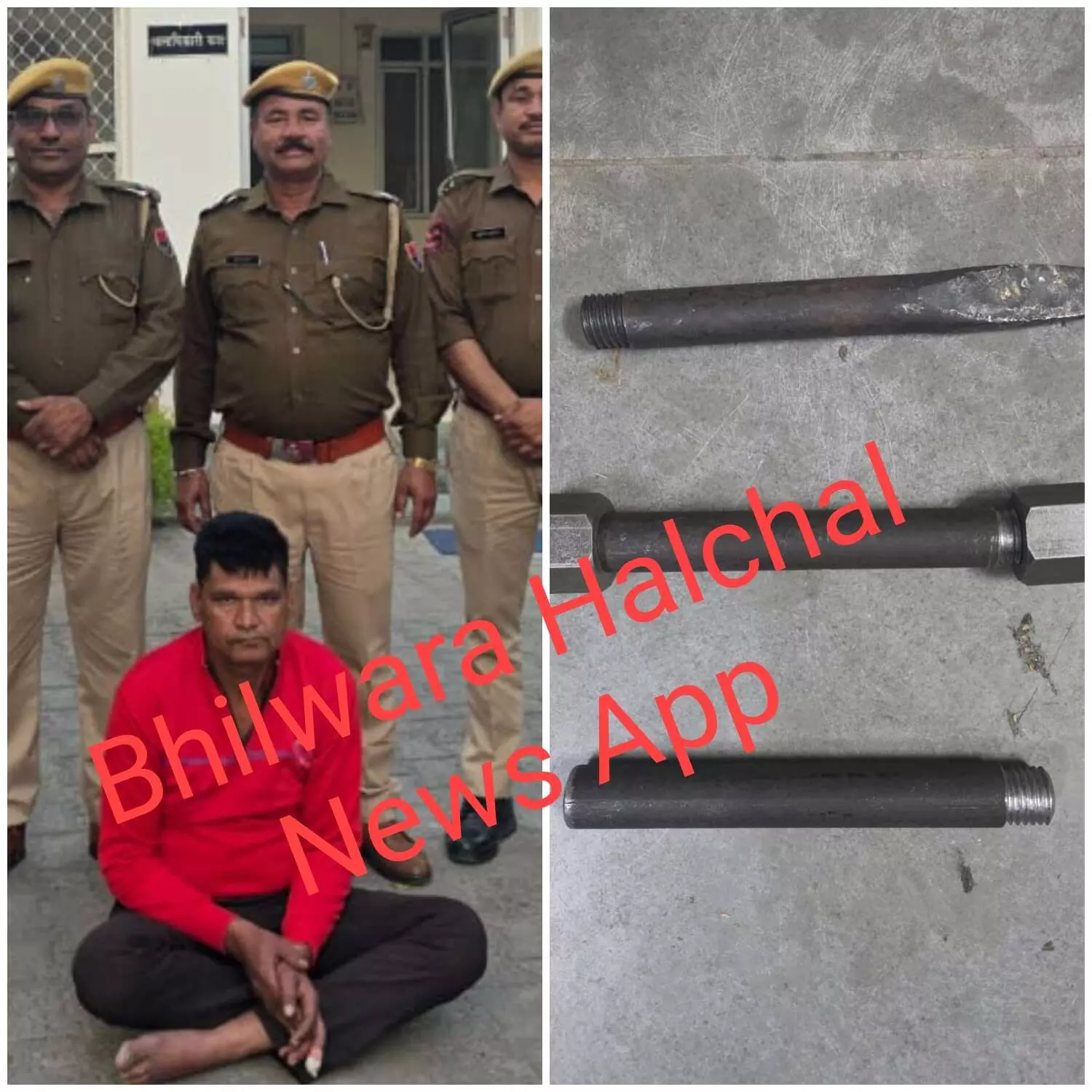 राजस्थान में 27 मामलों में चालानशुदा कुख्यात नकबजन पवन मीणा भीलवाड़ा में गिरफ्तार