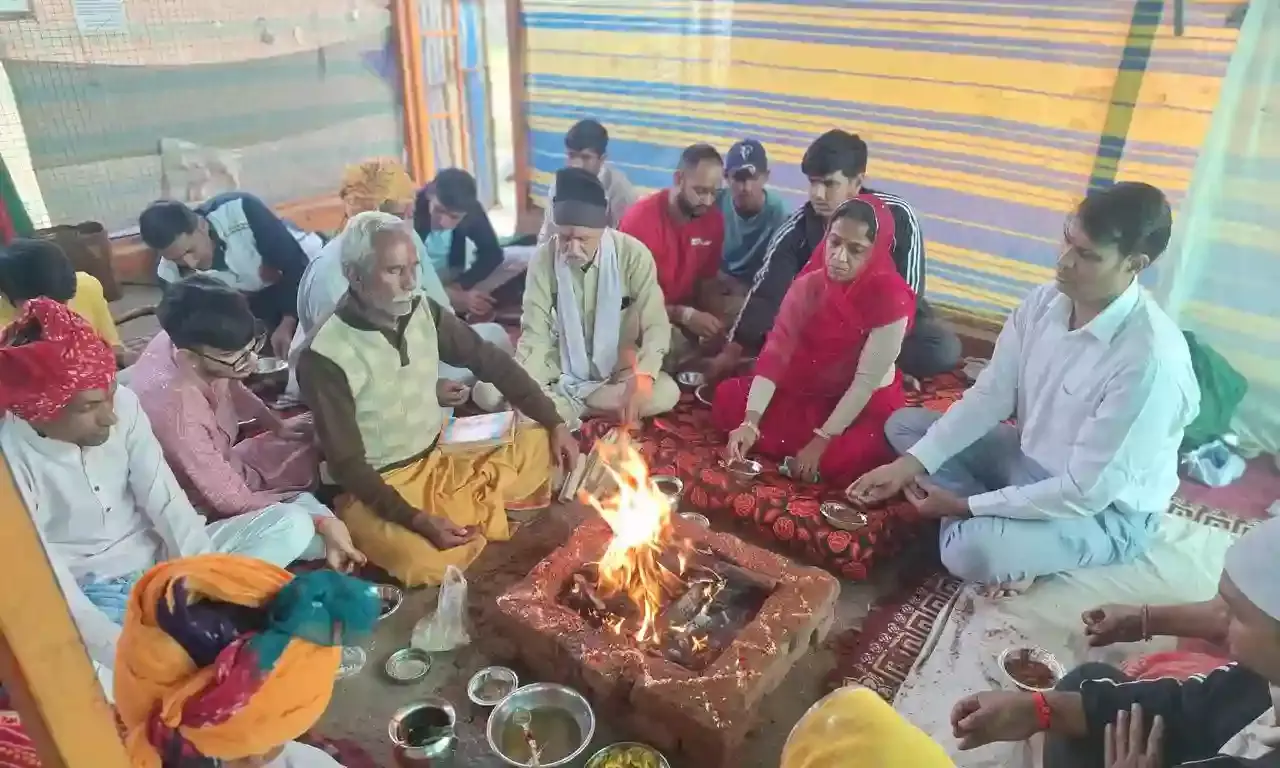 हसमुखी बालाजी मंदिर पाटोत्सव पर अखंड रामायण पाठ सम्पन्न हसमुखी बालाजी मंदिर पाटोत्सव पर अखंड रामायण पाठ सम्पन्न