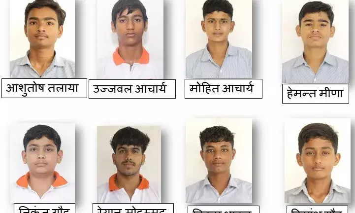 शाहपुरा के 8 छात्र राष्ट्रीय तैराकी प्रतियोगिता में चयनित