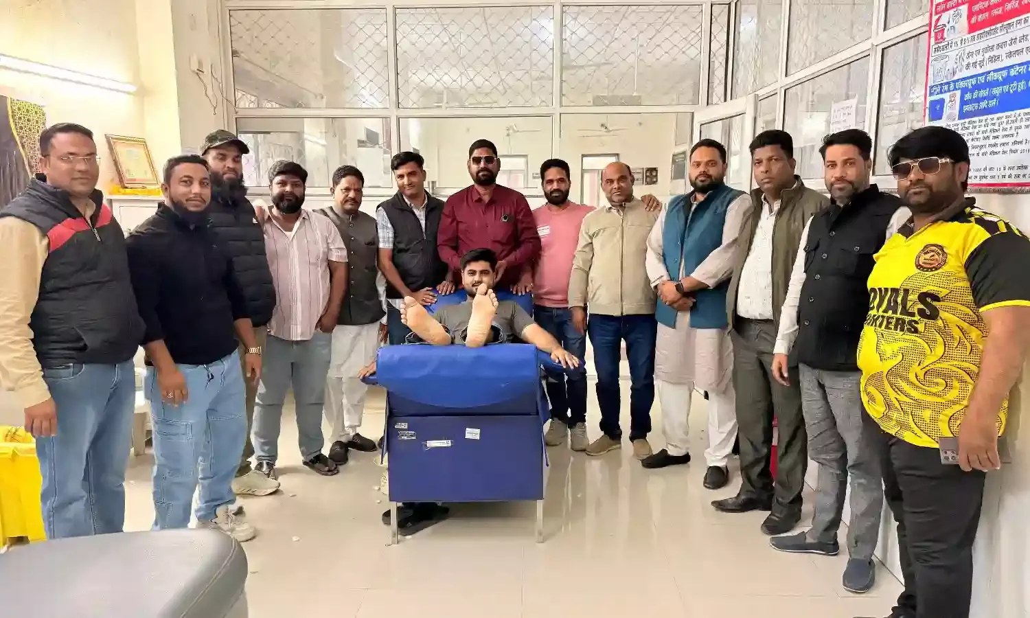 101 यूनिट किया ब्लड डोनेट