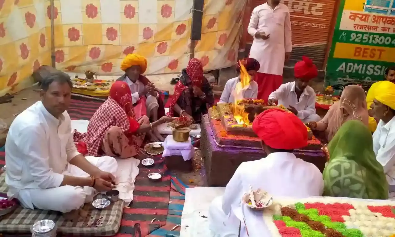 वीर तेजाजी महाराज मंदिर में तीन दिवसीय प्राण प्रतिष्ठा आयोजन