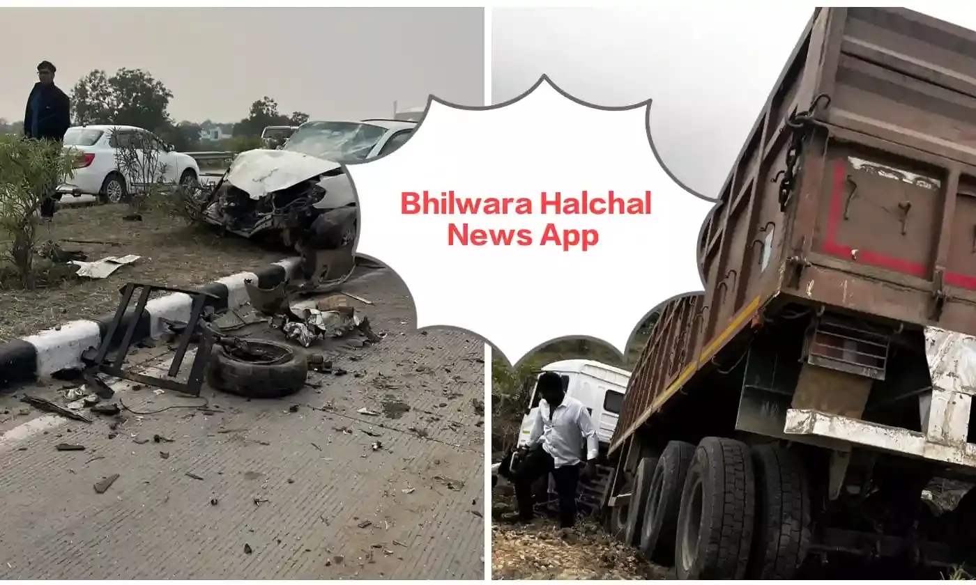 बेकाबू कार डिवाइडर कूदी, बचाने के प्रयास में ट्रेलर सड़क से उतरा, छह घायल, जोगणियां माता जा रही थी कार