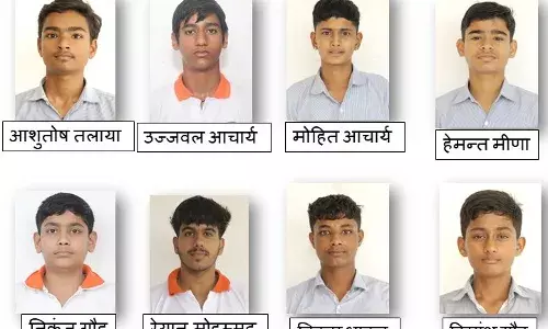 शाहपुरा के 8 छात्र राष्ट्रीय तैराकी प्रतियोगिता में चयनित