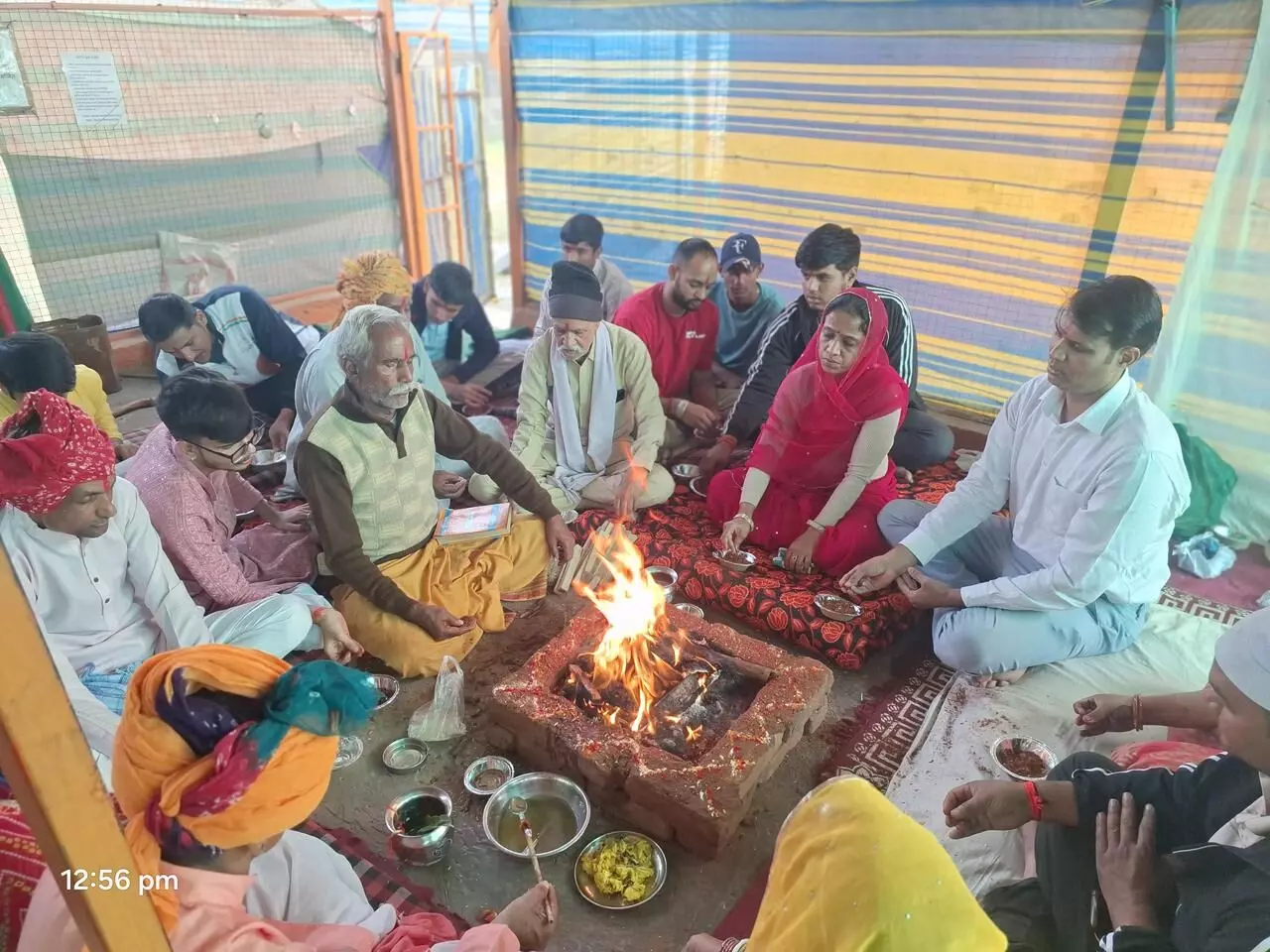 हसमुखी बालाजी मंदिर पाटोत्सव पर अखंड रामायण पाठ सम्पन्न