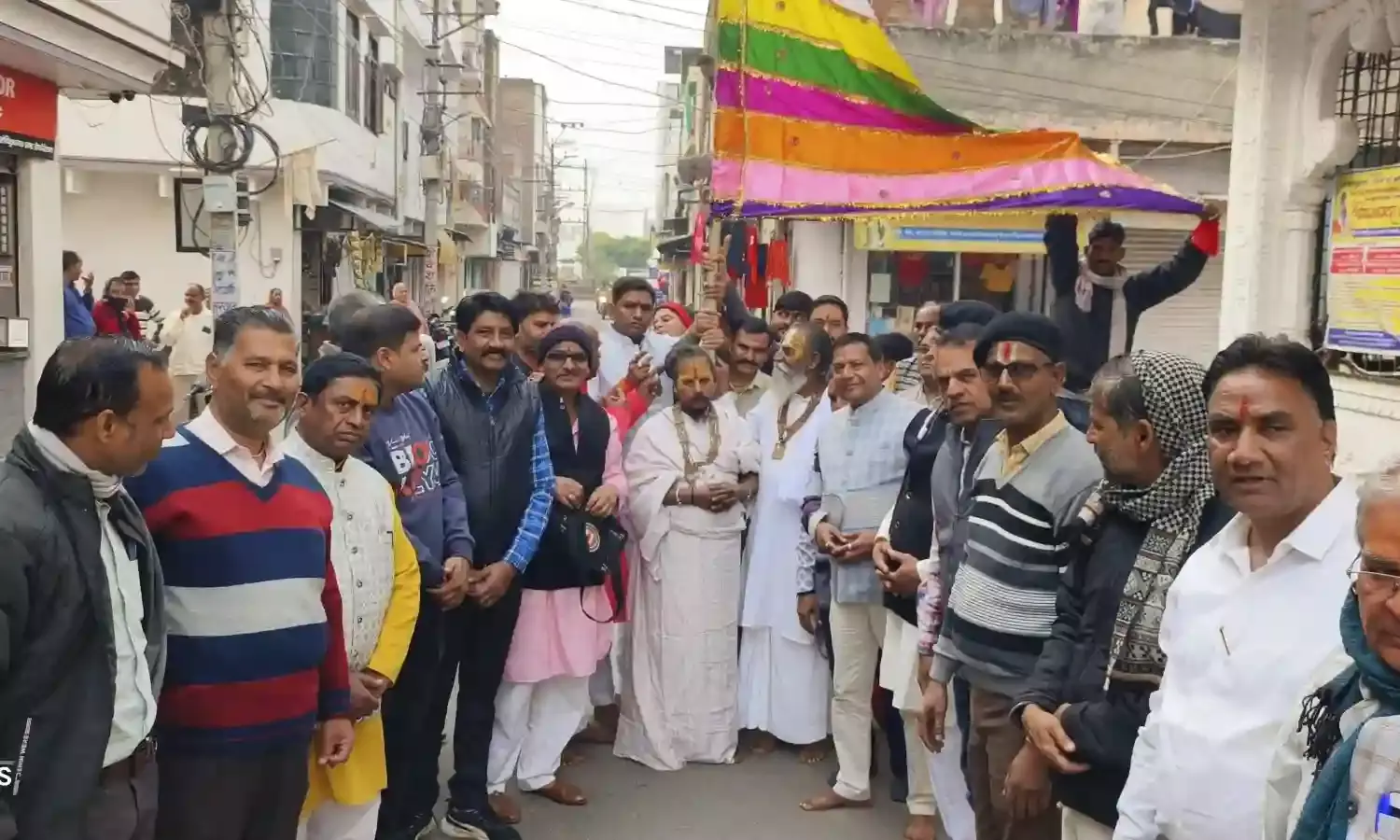 श्री राम मारुति महायज्ञ का शुभारंभ, भूमि पूजन - ध्वजारोहण हुआ