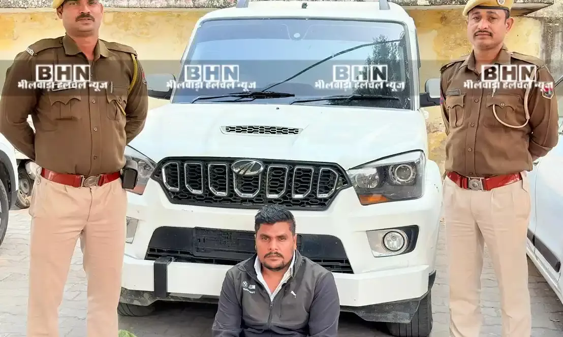 3 साल से फरार हिस्ट्रीशीटर हनुमान धाकड़ गिरफ्तार, बिना नंबरी स्कॉर्पियो जब्त 3 साल से फरार हिस्ट्रीशीटर हनुमान धाकड़ गिरफ्तार, बिना नंबरी स्कॉर्पियो जब्त