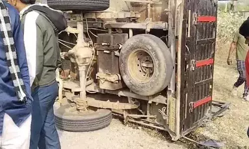 उदयपुरवाटी में मजदूरों से भरी पिकअप पलटी, हादसे में एक की मौत, करीब 12 से अधिक लोग घायल उदयपुरवाटी में मजदूरों से भरी पिकअप पलटी, हादसे में एक की मौत, करीब 12 से अधिक लोग घायल