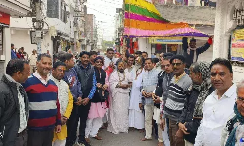 श्री राम मारुति महायज्ञ का शुभारंभ, भूमि पूजन - ध्वजारोहण हुआ