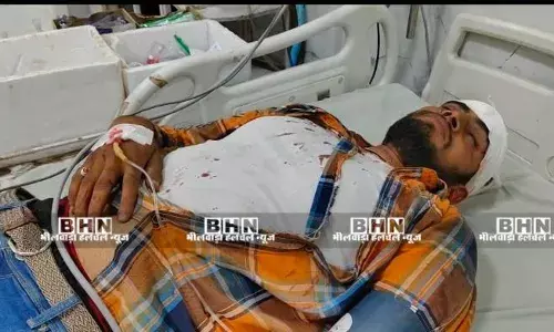 जमीन विवाद में युवक पर ईंट व पाइप से हमला