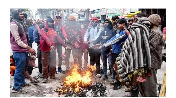 उत्तरी भारत  कड़ाके की ठंड की चपेट में ,राजस्थान, दिल्ली, सहित कई राज्य ठिठुरे