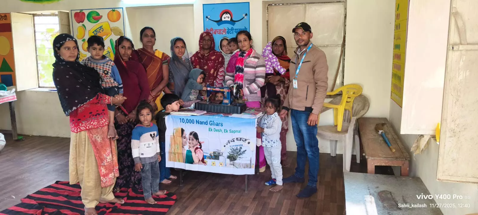 नंद घर 2 पर सिलाई प्रशिक्षण