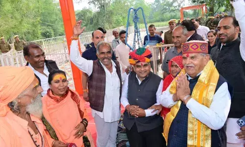 गुलाबचन्द कटारिया ने किया भक्ति-शिरोमणि बालाजी मंदिर का भूमि पूजन