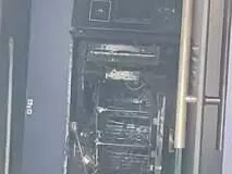 एटीएम काटकर 12 लाख की लूट, DVR भी ले गए