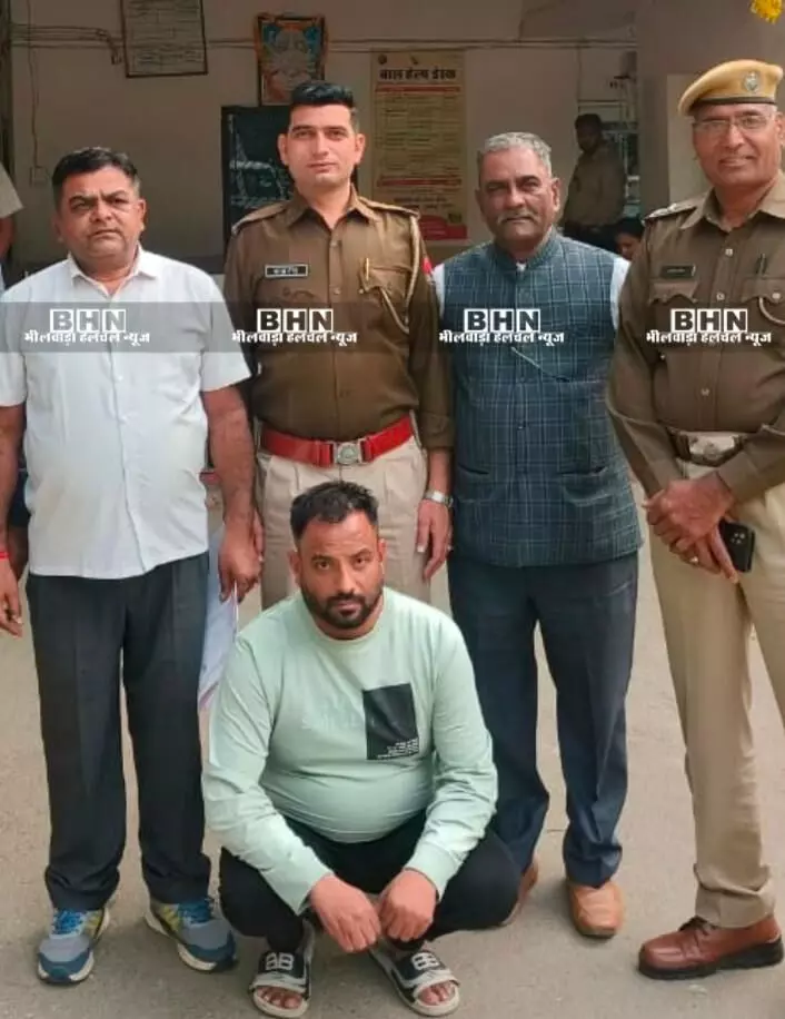 भीलवाड़ा- विवाह से पहले घर में लूट की साजिश, बुजुर्ग महिला पर जानलेवा हमला करने वाले देवेंद्र को दबोचा