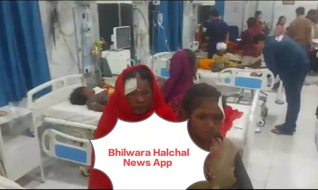 राशन सामग्री खरीदने जा रहे थे मजदूर, ट्रैक्टर-ट्रॉली पलटी,24 घायल