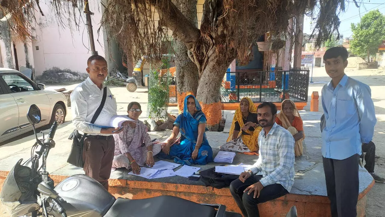 घोसुण्डा ग्राम पंचायत में 100% एस ए आर उपलब्धि*