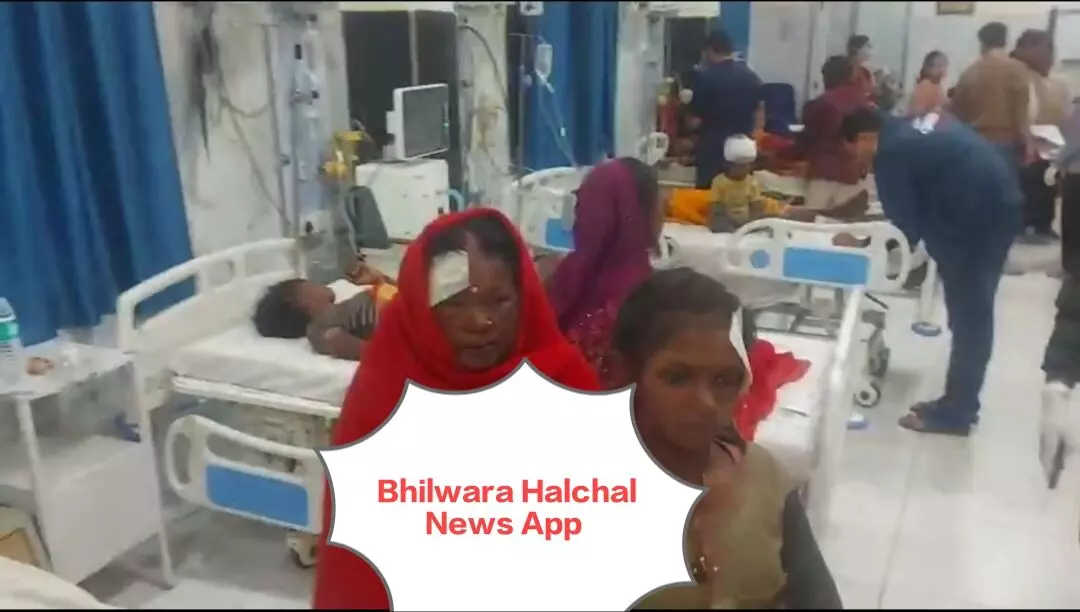 राशन सामग्री खरीदने जा रहे थे मजदूर, ट्रैक्टर-ट्रॉली पलटी,24 घायल