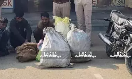 चार गिरफ्तार, चोरी की मोटरें, केबल व तांबा बरामद