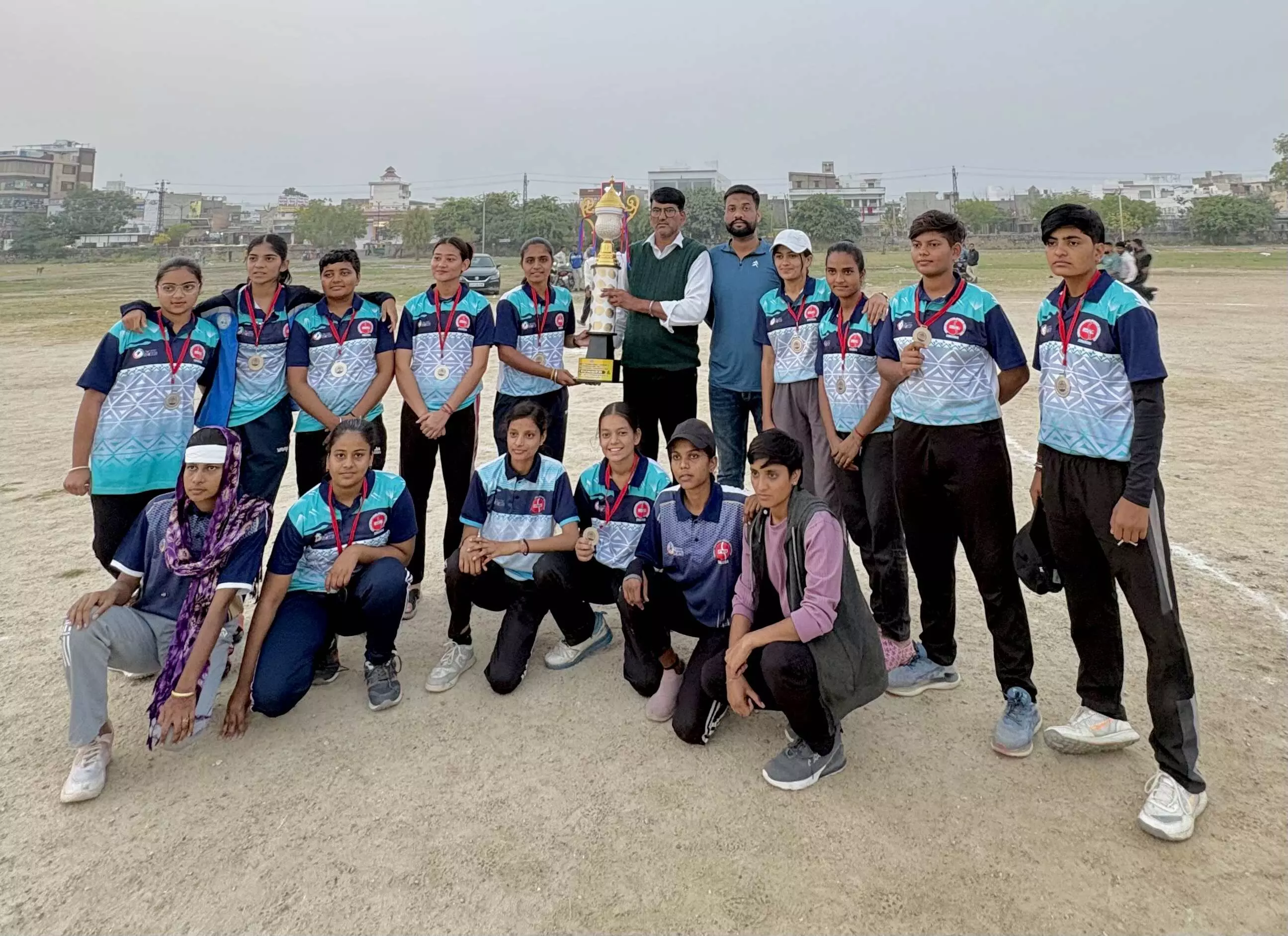 टेनिस बॉल क्रिकेट में भीलवाड़ा बालिकाओं का शानदार प्रदर्शन