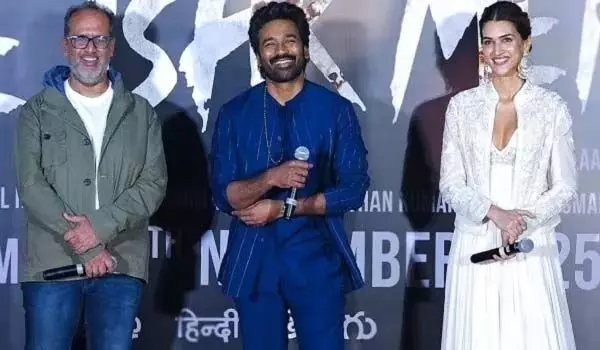 फिल्म तेरे इश्क में ने 50 करोड़ का कलेक्शन किया पार, स्टारकास्ट पहुंची जयपुर, राजमंदिर सिनेमा में करेगी प्रमोशन