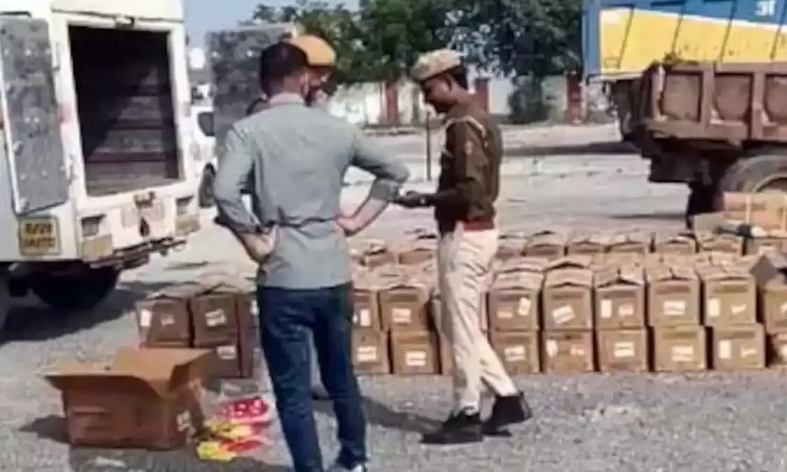 नाथद्वारा में विस्फोटक सामग्री से भरी पिकअप जब्त, दो लोग डिटेन