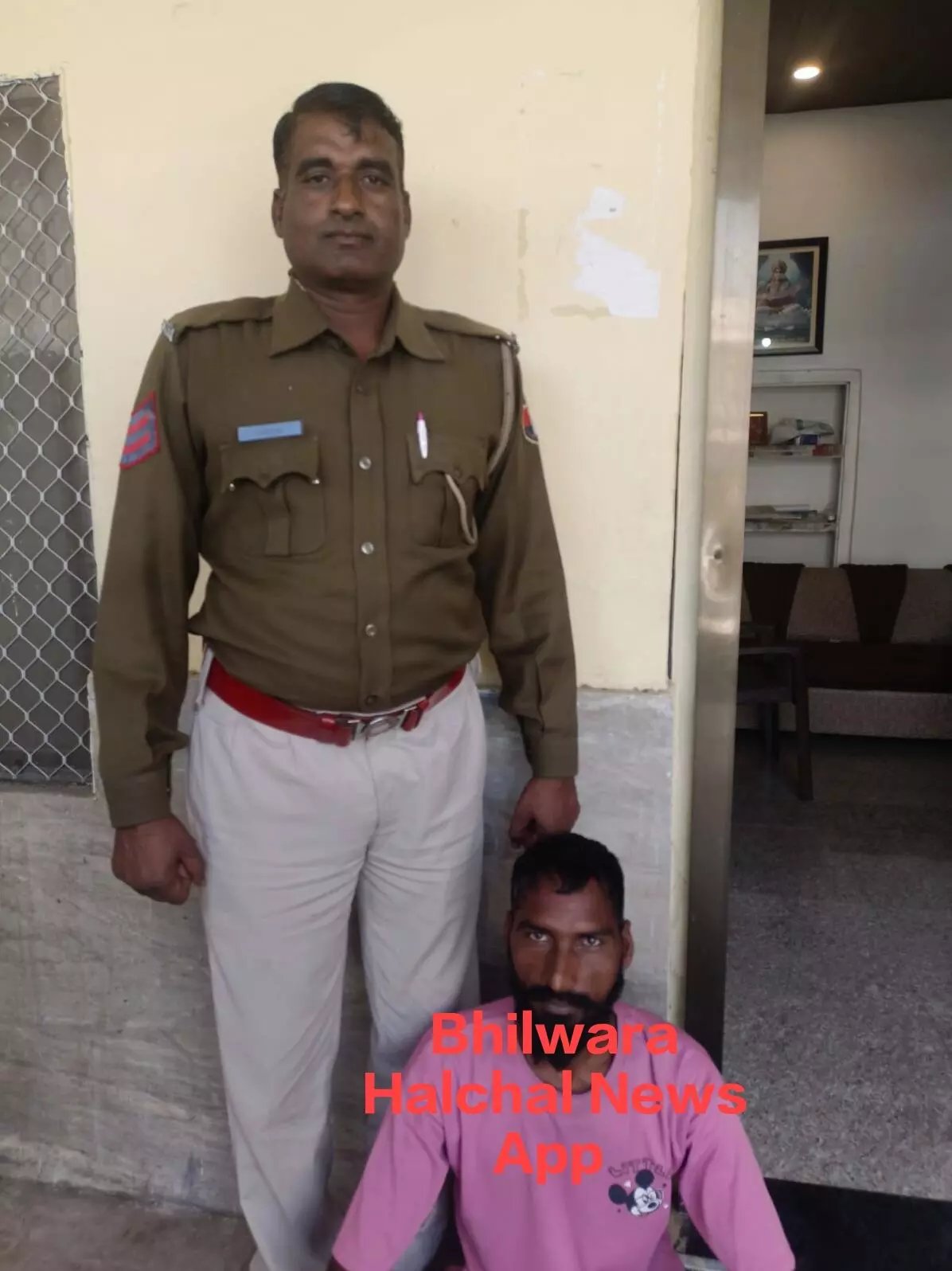 ट्रैक्टर ट्रॉली चोरी का आरोपित पकड़ा गया