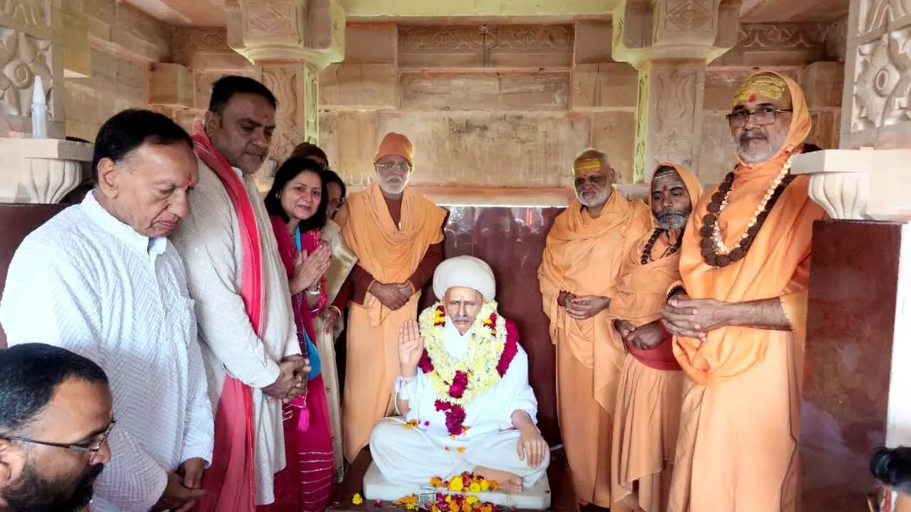 स्वामी अमराव जी महाराज के प्रथम निर्वाण महोत्सव का दिव्य समापन