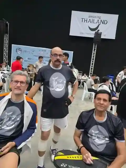 थाईलैंड में चमके भीलवाड़ा के जाजू, 74 की उम्र में अंतरराष्ट्रीय बैडमिंटन में दिखाया दम