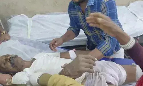 नहर के पानी विवाद में बुजुर्ग किसान पर हमला:एक हाथ और एक पैर टूटा