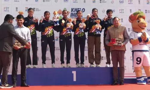 खेलो इंडिया यूनिवर्सिटी गेम्स में कायकिंग-केनोइंग प्रतियोगिता में विश्वविद्यालयों की पदक जीत