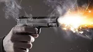 उपजेल के बाहर गोलू तोमर