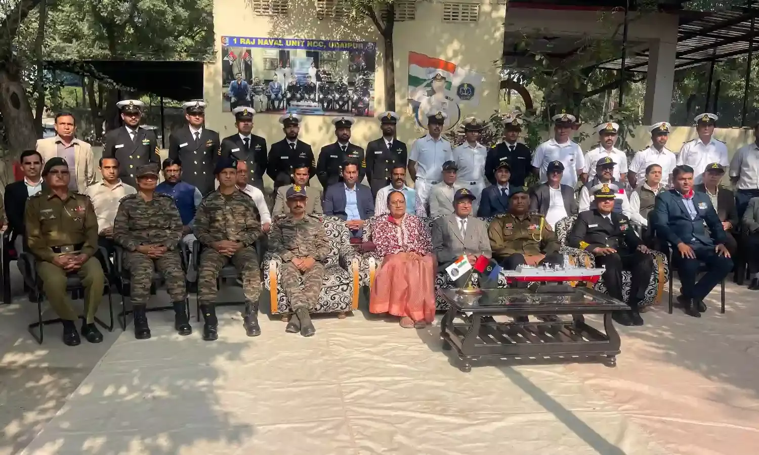 नौसेना दिवस के अवसर पर 1 राज एनसीसी नेवल यूनिट में समारोह का आयोजन