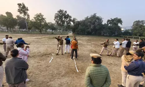 गृहरक्षा स्थापना दिवस पर होमगार्ड जवानों की रस्साकसी प्रतियोगिता,जवानों ने दिखाया दमखम