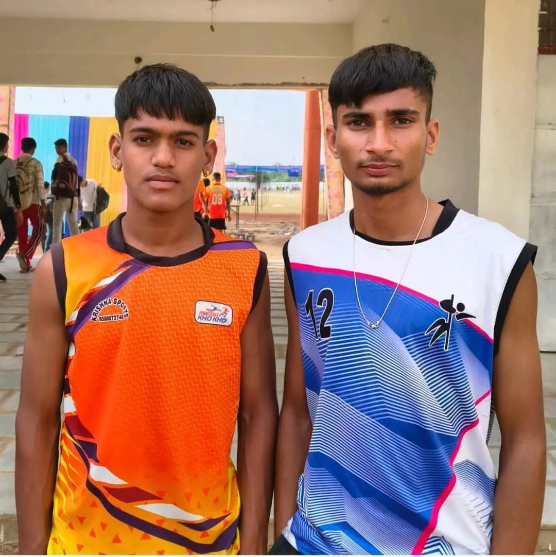 खैराबाद के दो खिलाड़ियों का राजस्थान टीम में चयन