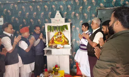 डाइट चित्तौड़गढ़ में सरस्वती माता की प्रतिमा का प्राण-प्रतिष्ठा समारोह संपन्न