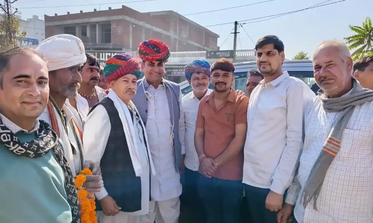 कांग्रेस ग्रामीण जिला अध्यक्ष जाट का सवाईपुर में स्वागत