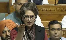 प्रियंका गांधी का संसद में बयान, जितने साल मोदी प्रधानमंत्री रहे, उतने साल नेहरू जेल में रहे थे