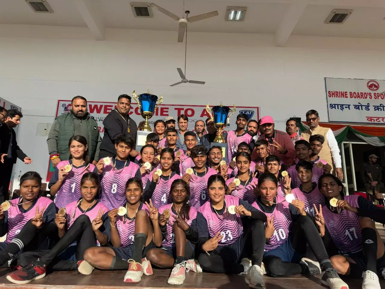 राजस्थान लेक्रोज टीम का लगातार दूसरे वर्ष फेडरेशन कप पर दोहरा कब्जा