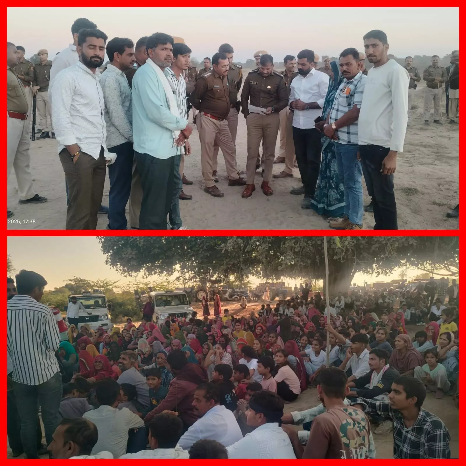 वार्ता के बाद बनी सहमति 43 दिन बाद धरना समाप्त