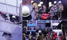 इंडोनेशिया: जकार्ता में सात मंजिला ऑफिस में भीषण आग, 20 की मौत इंडोनेशिया: जकार्ता में सात मंजिला ऑफिस में भीषण आग, 20 की मौत